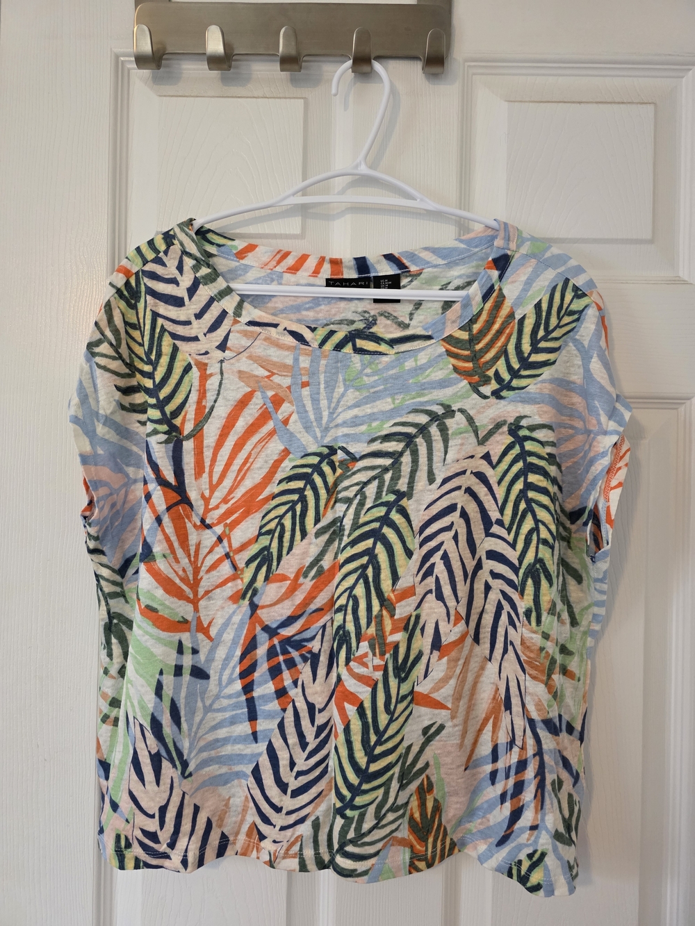 Short Sleeve Linen Shirt | SZ Medium